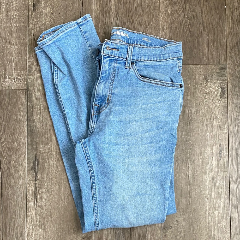 Goodfellow & Co Men's Denim Slim Jeans - Light Blue
